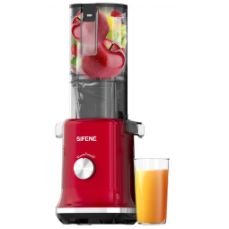 Centrifuga de Frutas com Função Reversa, Motor Silencioso e Mastigação Lenta, 110V 150W, SiFENE, Vermelha
