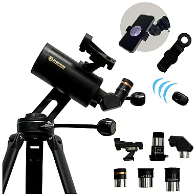 Telescópio Astronômico 375x com Adaptador