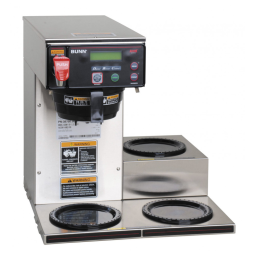 Cafeteira Comercial Automática 12 Xícaras, Dupla Voltage, 3 Aquecedores, Bivolt 1500W, Axioma BUNN DV 3