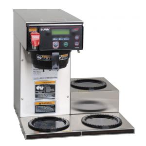Cafeteira Comercial Automática 12 Xícaras, Dupla Voltage, 3 Aquecedores, Bivolt 1500W, Axioma BUNN DV 3