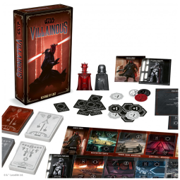 Jogo de Tabuleiro e Cartas Estratégico Ravensburger Star Wars Villainous Expandalone 2 para Toda a Família - A partir de 10 Anos