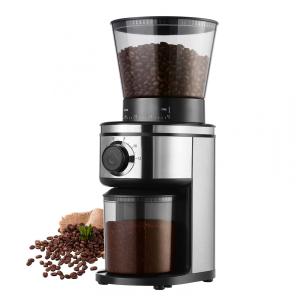 Moedor de Café Elétrico até 12 Xícaras com 30 Configurações de Moagem, 110V, Ollygrin, Prata