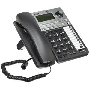 Telefone com Fio de 2 Linhas, Atendimento Digital e Identificador, 1 Ap, ATT ML17939, Preto