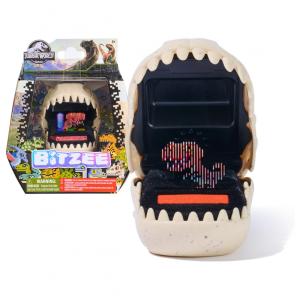 BITZEE Jurassic World - Dinossauro Interativo com 25 Espécies, Responde ao Toque e se Conecta para Batalhas