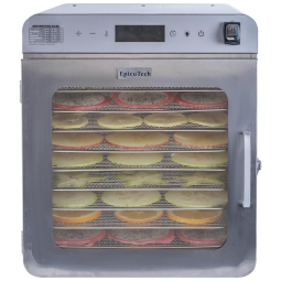 Desidratador de Alimentos EpicuTech S810 - 800W, 10 Bandejas, Controle Digital, Desodorização e Desinfecção