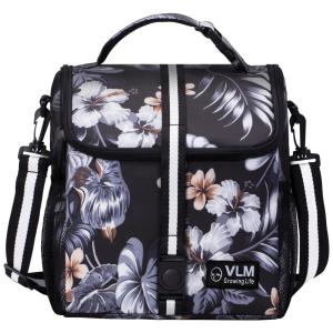 Bolsa Térmica Portátil 10L, Mantém Quente, Frio Por até 5H, VLM, Preto