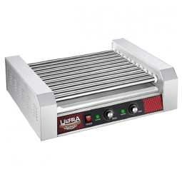 Máquina de Salsicha Profissional em Aço Inoxidável até 30 Unidades, 1650W, 110v, GREAT NORTHERN POPCORN COMPANY 4094 GNP Hotdog 11 Roller