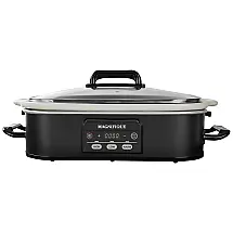 Panela Elétrica Multifuncional 4L com Assadeira de Cerâmica, Pequeno Eletrodoméstico para Jantares em Família, 220V 270W, Zing, Preto