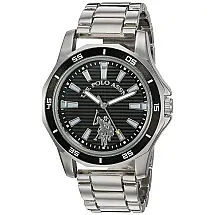 Relógio An Maclino de Qartzo Modelo C80473, U.S. POLO ASSN. USC80473, Preto