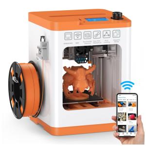 Impressora 3D Upgraded Tina2S, HEPHI3D - Wi-Fi, Nível Automático da Cama, Totalmente Montada - Ideal para Iniciantes