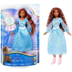Boneca Ariel com Vestido Exclusivo, Brinquedo Inspirado no Filme A Pequena Sereia, Mattel