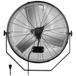 Ventilador Industrial, 61cm, 3 Velocidades, CFM 4800, 110v, SIMPLE DELUXE High Velocity, Preto