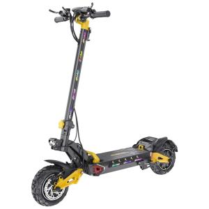 Scooter Elétrica para Adultos até 150 kg, Velocidade Máxima de 54 km/h e Alcance de 70 km com Pneus Off-Road e Sistema de Frenagem Múltipla