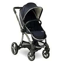 Carrinho de Bebê Completo com Sistema de Viagem e Recursos de Assento, Proteção Contra Insetos e Chuva, EGG, Azul Cobalto