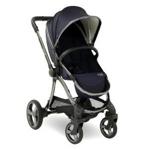 Carrinho de Bebê Completo com Sistema de Viagem e Recursos de Assento, Proteção Contra Insetos e Chuva, EGG, Azul Cobalto