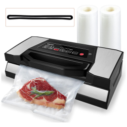 VAKUMAR 5180 Seladora a Vácuo Automática Úmido, Seco com Painel de Controle Digital, 110V, Branca