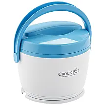 Aquecedor de comida de panela de barro, azul 7,75 x 7,75 x 6 polegadas, CROCK POT SCCPLC200 BL