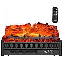 Lareira Elétrica AIRMATE 56x28cm 1500W Chamas LED Timer Portátil 110V