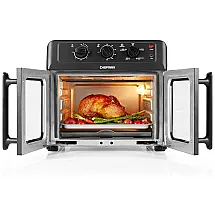 Fritadeira Elétrica AirFryer 24.5L com Temperatura Ajustável e Desligamento Automático, 110V 1700W, Chefman, Prata