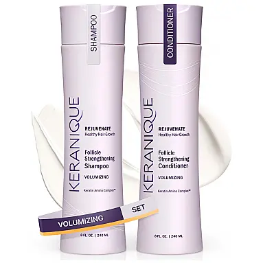 Shampoo e Condicionador com Queratina