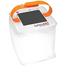 Lanterna Solar Inflável Portátil e Recarregável 75 Lumens, 18H, IP67, LUMINAID, Branco