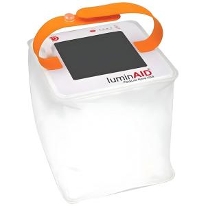 Lanterna Solar Inflável Portátil e Recarregável 75 Lumens, 18H, IP67, LUMINAID, Branco