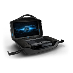 VANGUARD Estação de me, consoles não incluídos, GAEMS GA VANGUARDBLACK, Preto