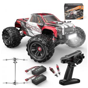 Carro RC de Alta Velocidade, Off Road 4x4, Escala 1:16 para Iniciantes, MEW4, Vermelho