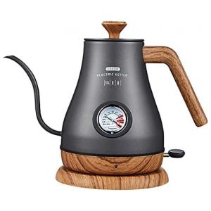 Chaleira Elétrica 1L com Desligamento Automático, Aço Inoxidável, 1350W, 110v, SUOTENG, Cinza