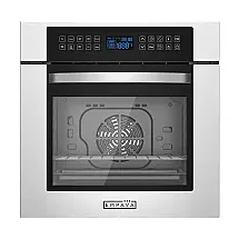 Forno Elétrico Empava 61cm (24") Convecção 65L Rotisserie 360° Touch Control Inox