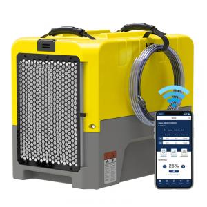 Desumidificadorpara Porão com Controle WiFi e Capacidade de Rastreamento, Alorair, Amarelo