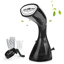 Vaporizador de Roupas Profissional Aquecimento 15s com Desligamento Automático, 1200W, 110v, HHSUC, Preto