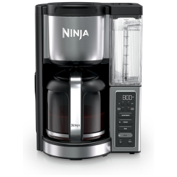 Máquina de Café Ninja Fresh Brew Programável 14 Copos Jarra Vidro Estilos Clássico Rico Reservatório 2,07 L Lote Pequeno Atraso Brew Placa