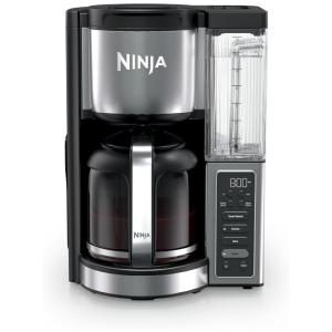 Máquina de Café Ninja Fresh Brew Programável 14 Copos Jarra Vidro Estilos Clássico Rico Reservatório 2,07 L Lote Pequeno Atraso Brew Placa