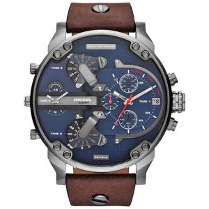 Relógio Masculino de Quartzo, com Pulseira de Couro, DIESEL DZ7314, Marrom