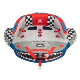 Boia Rebocável Aquática para 3 Pessoas, Airhead AHCW1780, Cinza