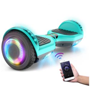 SISIGAD Hoverboard Off Road com Alto Falante Bluetooth, Luz LED, 220V, Azul
