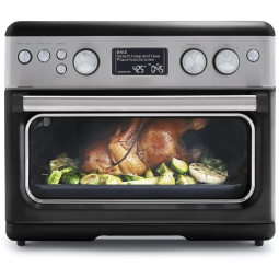 Forno Elétrico de Bancada 13 em 1, 28L com Função Air Fryer, Bandeja de Cerâmica Antiaderente e Prateleiras Ajustáveis, 110V 1800W