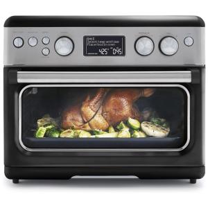 Forno Elétrico de Bancada 13 em 1, 28L com Função Air Fryer, Bandeja de Cerâmica Antiaderente e Prateleiras Ajustáveis, 110V 1800W