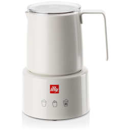 Espumador de Leite Elétrico, Capacidade 150 mL, Aço Inox, 110v, ILLY 22986, Branco