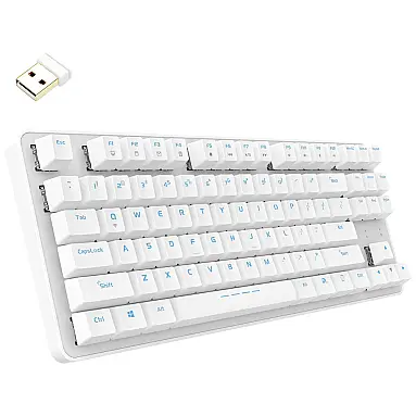 Teclado Ergonômico Sem Fio Recarregável