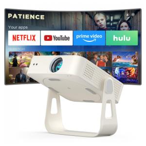 Projetor Smart Mini XuanPad Branco Suporte 4K Nativo 1080P Foco Automático WiFi Bluetooth Suporte 360° Q5