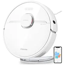Aspirador de Pó Robô D9 2 em 1 Inteligente e Automático 3000Pa de Potência 150 Min de Ação, 110v, DREAMETECH OB02451, Branco