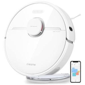 Aspirador de Pó Robô D9 2 em 1 Inteligente e Automático 3000Pa de Potência 150 Min de Ação, 110v, DREAMETECH OB02451, Branco