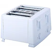 Brentwood Torradeira Elétrica de 4 Fatias com 5 Níveis de Tostagem, Aço Inoxidável, 110V