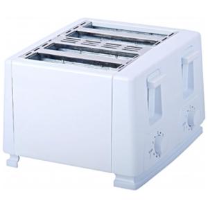 Brentwood Torradeira Elétrica de 4 Fatias com 5 Níveis de Tostagem, Aço Inoxidável, 110V