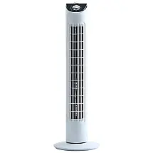 Ventilador de Torre sem Lâmina com 3 Modos e 3 Velocidades, 220V DEIOVR, Branco