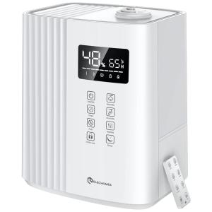 Umidificador de Névoa Quente e Fria 6,5 Litros com Desligamento Automático, Elechomes SH8830, Branco