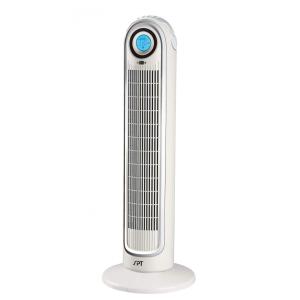Ventilador de Torre com Ionizador e 3 Velocidades e Temporizador de 8 H, 110V SPT SF 1521A, Branco