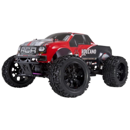 Off Road Controle Remoto Totalmente Ajustável Sem Fio Impermeável Recarregável Tração 4x4, REDCAT RACING VOLCANOEP 94111 RB 24, Vermelho